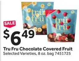 Stop&Shop Tru Fru Chocolate Covered Fruit offer