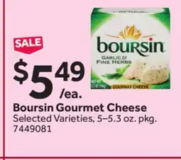 Stop&Shop Boursin Gourmet Cheese offer