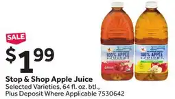 Stop&Shop Stop & Shop Apple Juice offer