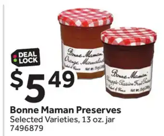 Stop&Shop Bonne Maman Preserves offer