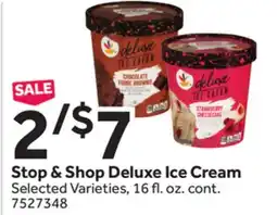 Stop&Shop Stop & Shop Deluxe Ice Cream offer