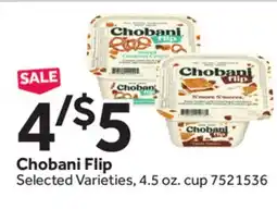 Stop&Shop Chobani Flip offer
