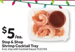 Stop&Shop Stop & Shop Shrimp Cocktail Tray offer