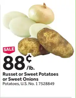Stop&Shop Russet or Sweet Potatoes or Sweet Onions offer