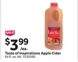 Stop&Shop Taste of Inspirations Apple Cider offer