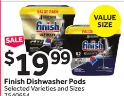 Stop&Shop Finish Dishwasher Pods offer