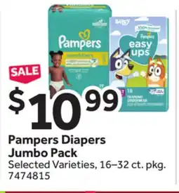 Stop&Shop Pampers Diapers Jumbo Pack offer