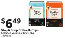 Stop&Shop Stop & Shop Coffee K-Cups offer