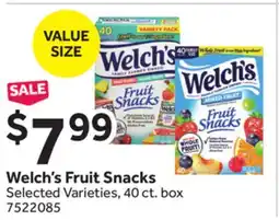 Stop&Shop Welch's Fruit Snacks offer