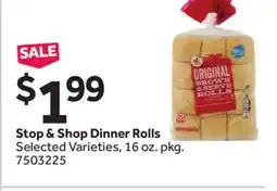 Stop&Shop Stop & Shop Dinner Rolls offer