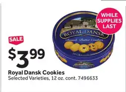 Stop&Shop Royal Dansk Cookies offer