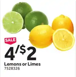 Stop&Shop Lemons or Limes offer