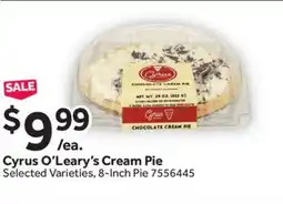 Stop&Shop Cyrus O'Leary's Cream Pie offer
