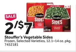 Stop&Shop Stouffer's Vegetable Sides offer
