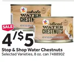 Stop&Shop Stop & Shop Water Chestnuts offer