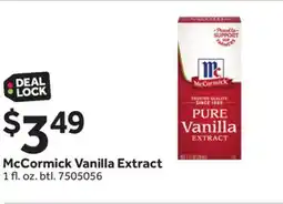 Stop&Shop McCormick Vanilla Extract offer