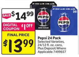Stop&Shop Pepsi 24 Pack offer