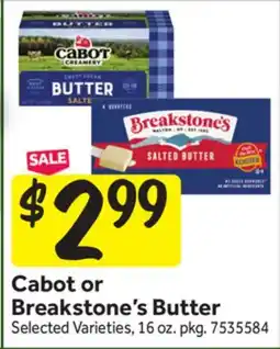 Stop&Shop Cabot or Breakstone's Butter offer