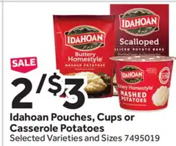 Stop&Shop Idahoan Pouches, Cups or Casserole Potatoes offer