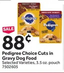 Stop&Shop Pedigree Choice Cuts in Gravy Dog Food offer