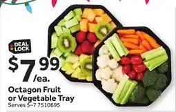 Stop&Shop Octagon Fruit or Vegetable Tray offer