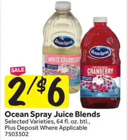 Stop&Shop Ocean Spray Juice Blends offer
