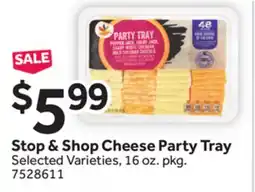 Stop&Shop Stop & Shop Cheese Party Tray offer
