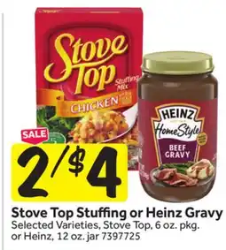 Stop&Shop Stove Top Stuffing or Heinz Gravy offer