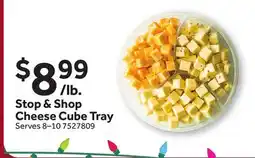 Stop&Shop Stop & Shop Cheese Cube Tray offer