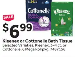 Stop&Shop Kleenex or Cottonelle Bath Tissue offer