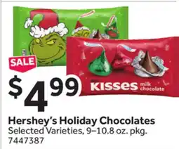 Stop&Shop Hershey's Holiday Chocolates offer
