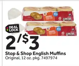 Stop&Shop Stop & Shop English Muffins offer