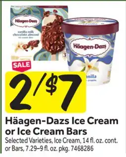 Stop&Shop Häagen-Dazs Ice Cream or Ice Cream Bars offer