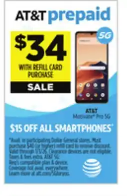 Dollar General AT&T SMARTPHONES offer