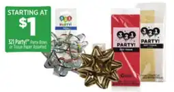 Dollar General 321 Party Bows or Tissue Paper offer