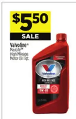 Dollar General Valvoline MaxLife High Mileage Motor Oil offer