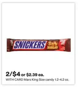 CVS Mars King Size candy offer