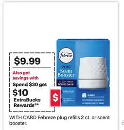 CVS Febreze plug refills 2 ct. or scent booster offer