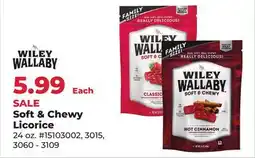 Runnings Wiley Wallaby Soft & Chewy Licorice offer