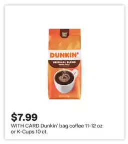 CVS Dunkin' bag coffee offer