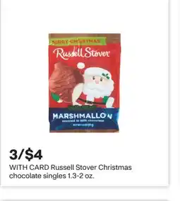 CVS Russell Stover Christmas chocolate singles offer