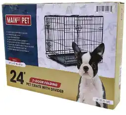 Runnings Main St. Pet 24 2 Door Folding Pet Crate offer