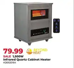 Runnings BEYOND HEAT 1,500W Infrared Quartz Cabinet Heater offer