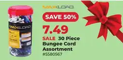 Runnings MAXLOAD 30 Piece Bungee Cord Assortment offer