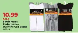 Runnings Noble Outfitters 6 Pair Men's Performance Over the Calf Socks offer
