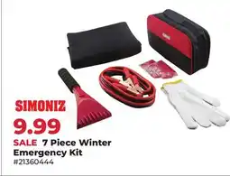 Runnings Simoniz 7 Piece Winter Emergency Kit offer