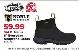 Runnings Noble Outfitters Men's 6 Everyday Neoprene Boots offer