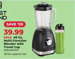 Runnings West Bend 48 Oz. Multi-Function Blender with Travel Cup offer