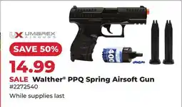 Runnings Walther PPQ Spring Airsoft Gun offer