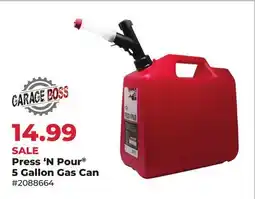 Runnings Garage Boss Press'N Pour 5 Gallon Gas Can offer